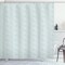 Ambesonne Vintage Shower Curtain, Lace Pattern Backdrop with Floral Composition Victorian Inspirations Wedding, Cloth Fabric Bathroom Decor Set with Hooks, 69" W x 70" L, Seafoam White